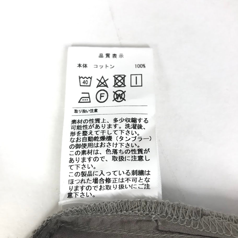 DESCENDANT | ディセンダント PETROGLYPH CUBA SS SHIRT 半袖シャツ チャコールグレー サイズ：1【倉吉店】