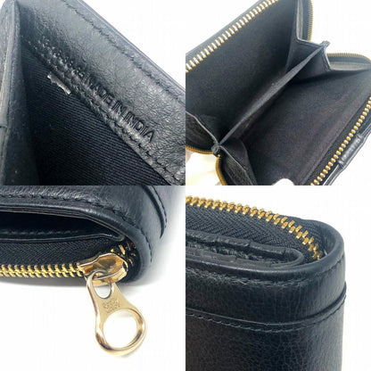 SEE BY CHLOE | シーバイクロエ リボン ラウンドファスナー財布 二つ折り財布 ブラック【倉吉店】