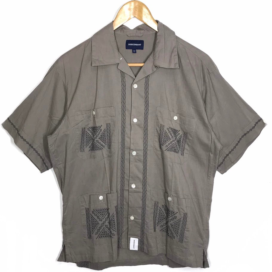 DESCENDANT | ディセンダント PETROGLYPH CUBA SS SHIRT 半袖シャツ チャコールグレー サイズ：1【倉吉店】