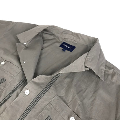 DESCENDANT | ディセンダント PETROGLYPH CUBA SS SHIRT 半袖シャツ チャコールグレー サイズ：1【倉吉店】