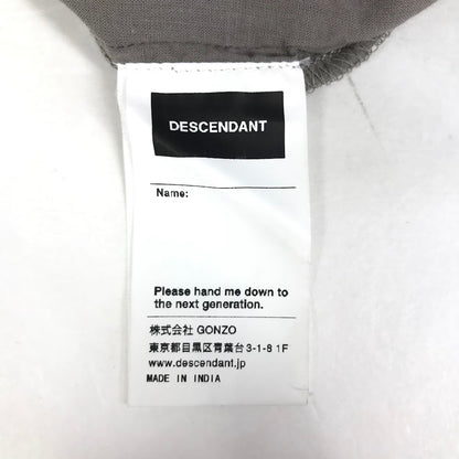 DESCENDANT | ディセンダント PETROGLYPH CUBA SS SHIRT 半袖シャツ チャコールグレー サイズ：1【倉吉店】