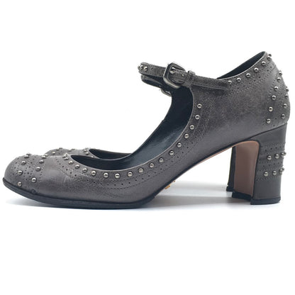 PRADA | プラダ スタッズパンプス パンプス 1L773B グレー 22cm【倉吉店】