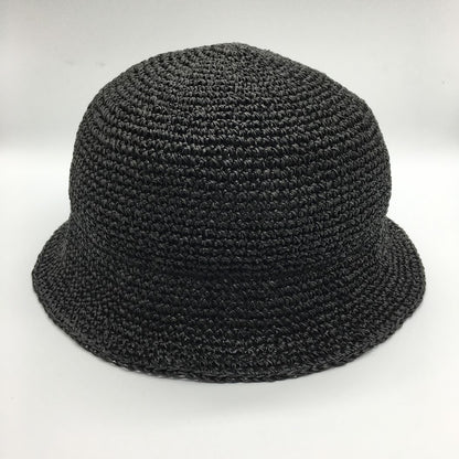 RACAL | ラカル Paper Fiber Knit Tulip Hat ハット RL-23-1291 ブラック【倉吉店】