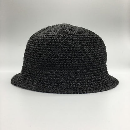 RACAL | ラカル Paper Fiber Knit Tulip Hat ハット RL-23-1291 ブラック【倉吉店】