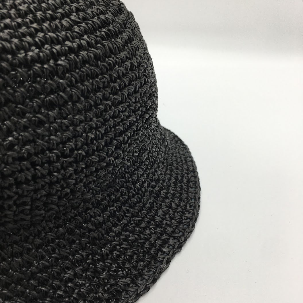 RACAL | ラカル Paper Fiber Knit Tulip Hat ハット RL-23-1291 ブラック【倉吉店】