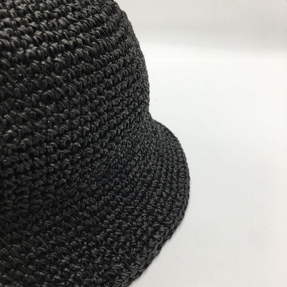RACAL | ラカル Paper Fiber Knit Tulip Hat ハット RL-23-1291 ブラック【倉吉店】