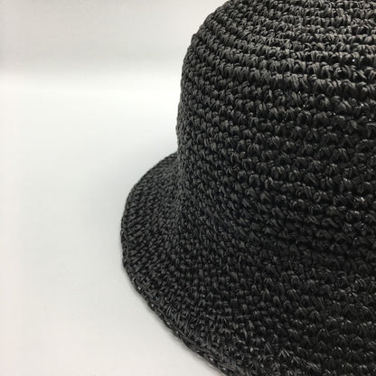 RACAL | ラカル Paper Fiber Knit Tulip Hat ハット RL-23-1291 ブラック【倉吉店】