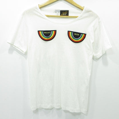 LOEWE | ロエベ PAULA'S IBIZA 刺繍半袖Tシャツ 半袖Ｔシャツ H616Y22X28 ホワイト サイズ：M【三重本店】