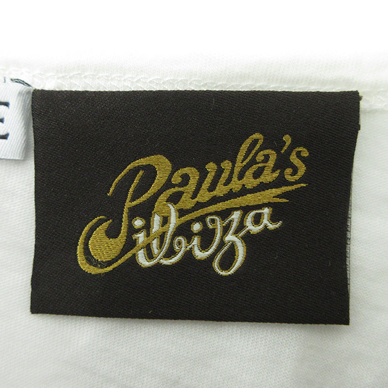 LOEWE | ロエベ PAULA'S IBIZA 刺繍半袖Tシャツ 半袖Ｔシャツ H616Y22X28 ホワイト サイズ：M【三重本店】
