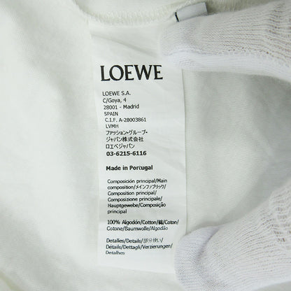 LOEWE | ロエベ PAULA'S IBIZA 刺繍半袖Tシャツ 半袖Ｔシャツ H616Y22X28 ホワイト サイズ：M【三重本店】