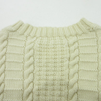 Maison Margiela | メゾンマルジェラ CABLE KNIT WOOL SWEATER ウールセーター ニット S30GP0336 ホワイト 生成り サイズ：M【三重本店】