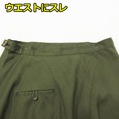 Yohji Yamamoto | ヨウジヤマモト TENCEL PIGMENT DYEING PIPING POCKET UNBALANCE SKIRT スカート FS-S60-201 カーキ サイズ：2【三重本店】