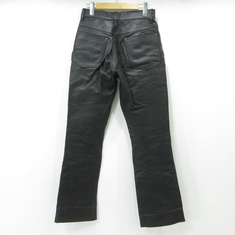 HARLEY-DAVIDSON | ハーレーダビットソン カウレザー パンツ 70120 ブラック サイズ：28【三重本店】