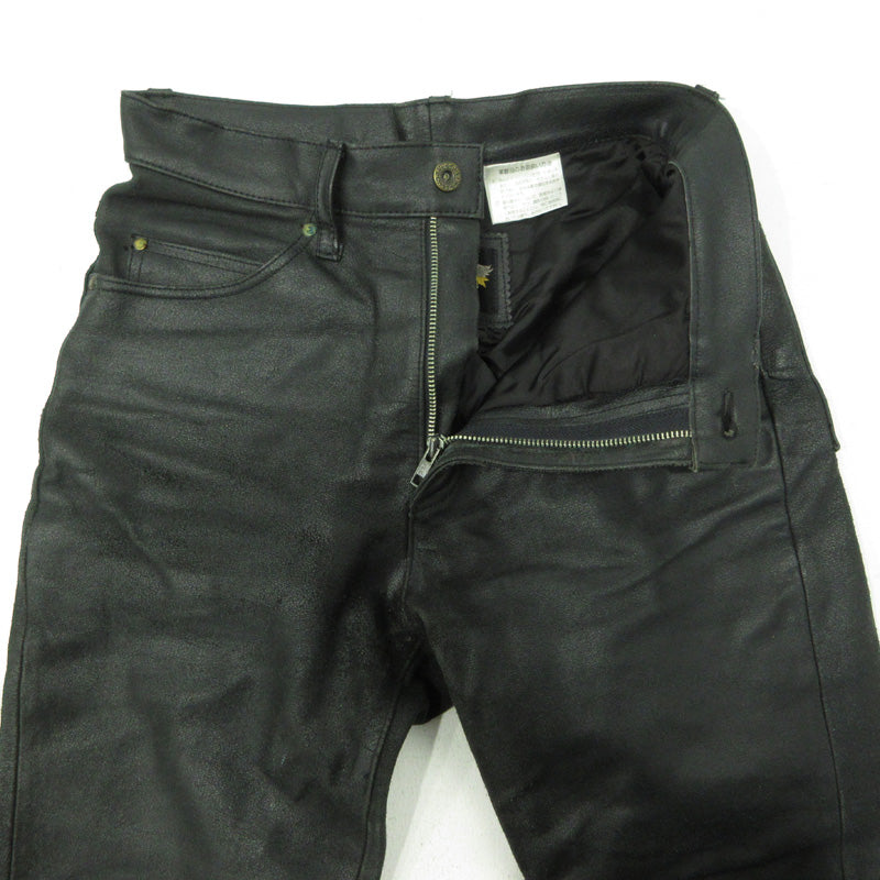 HARLEY-DAVIDSON | ハーレーダビットソン カウレザー パンツ 70120 ブラック サイズ：28【三重本店】