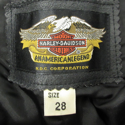 HARLEY-DAVIDSON | ハーレーダビットソン カウレザー パンツ 70120 ブラック サイズ：28【三重本店】