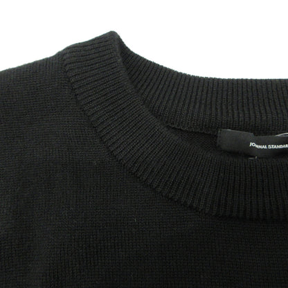 JOURNAL STANDARD | ジャーナルスタンダード クルーネックマキシニットワンピース ウール混 ワンピース 24080400711040 ブラック サイズ：FreeSize【三重本店】