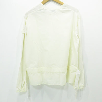 MONCLER | モンクレール GIROCOLLO TORICOT ロゴワッペン 切替長袖 ニット J10939C00012 M1369 ホワイト アイボリー サイズ：S【三重本店】