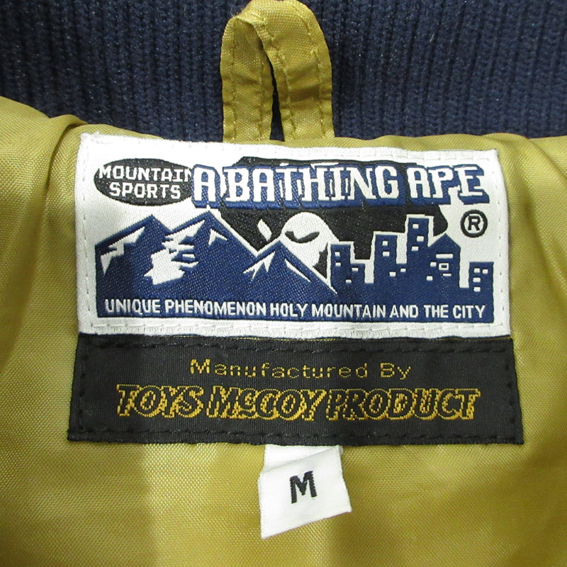 TOYS McCOY | トイズマッコイ × A BATHING APE ダウンジャケット 6863-141-010 ネイビー サイズ：M【三重本店】