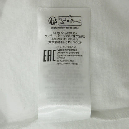 KENZO | ケンゾー VERDY CLASSIC T-SHIRT ロゴプリント 半袖Ｔシャツ FE55TS2844SY ホワイト サイズ：L【三重本店】