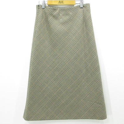 Maison Margiela | メゾンマルジェラ チェック柄 総柄ウール スカート S51MA0438 ブラウン系 マルチカラー サイズ：38【三重本店】
