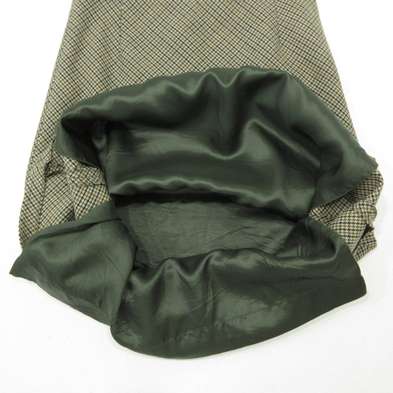 Maison Margiela | メゾンマルジェラ チェック柄 総柄ウール スカート S51MA0438 ブラウン系 マルチカラー サイズ：38【三重本店】