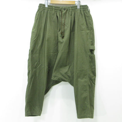 Y's | ワイズ BACKSIDE SULFURIZATION SATIN SAROUEL PANTS カーゴパンツ サルエルパンツ YH-P84-071 カーキグリーン サイズ：2【三重本店】