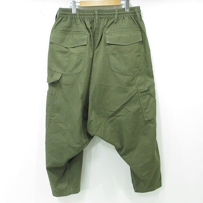 Y's | ワイズ BACKSIDE SULFURIZATION SATIN SAROUEL PANTS カーゴパンツ サルエルパンツ YH-P84-071 カーキグリーン サイズ：2【三重本店】