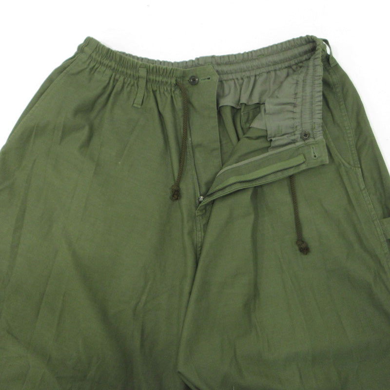 Y's | ワイズ BACKSIDE SULFURIZATION SATIN SAROUEL PANTS カーゴパンツ サルエルパンツ YH-P84-071 カーキグリーン サイズ：2【三重本店】