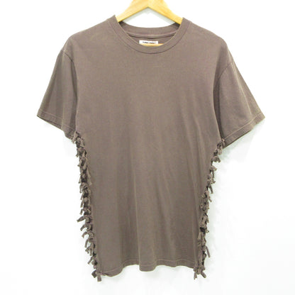 OVERDYED SIDE SHIRRING TEE 半袖Ｔシャツ FU-N-CS0003 ブラウン サイズ：M【三重本店】