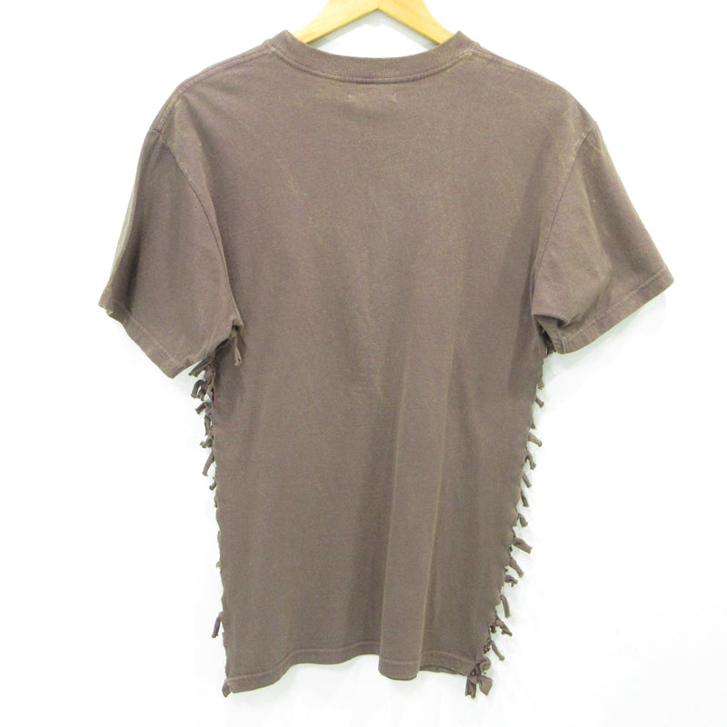 OVERDYED SIDE SHIRRING TEE 半袖Ｔシャツ FU-N-CS0003 ブラウン サイズ：M【三重本店】
