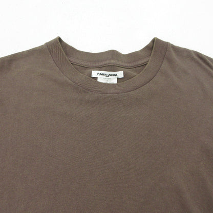 OVERDYED SIDE SHIRRING TEE 半袖Ｔシャツ FU-N-CS0003 ブラウン サイズ：M【三重本店】