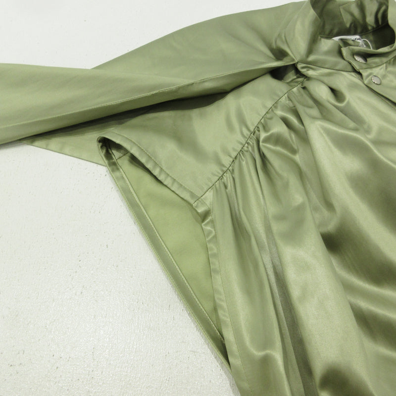 Satin Drape Poncho ブラウス グリーン サイズ：36【三重本店】