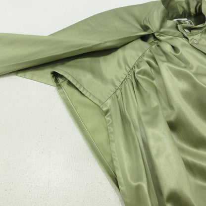 Satin Drape Poncho ブラウス グリーン サイズ：36【三重本店】