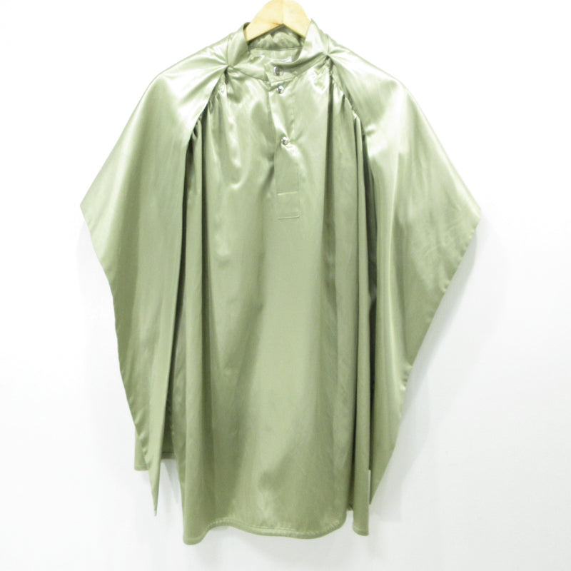 Satin Drape Poncho ブラウス グリーン サイズ：36【三重本店】
