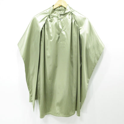 Satin Drape Poncho ブラウス グリーン サイズ：36【三重本店】