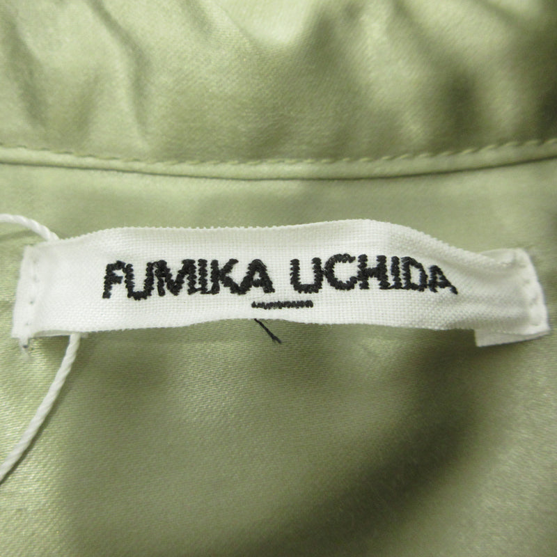 Satin Drape Poncho ブラウス グリーン サイズ：36【三重本店】