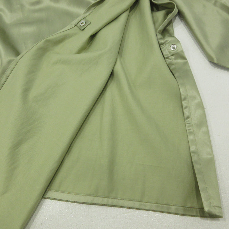 Satin Drape Poncho ブラウス グリーン サイズ：36【三重本店】
