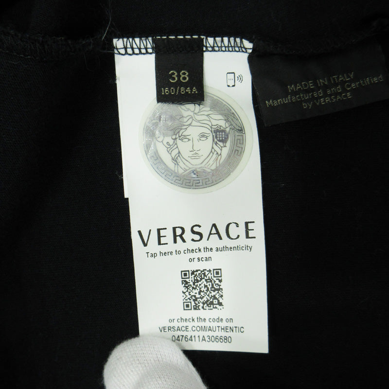 VERSACE | ヴェルサーチ プリント 半袖Ｔシャツ A83049S ブラック サイズ：38【三重本店】