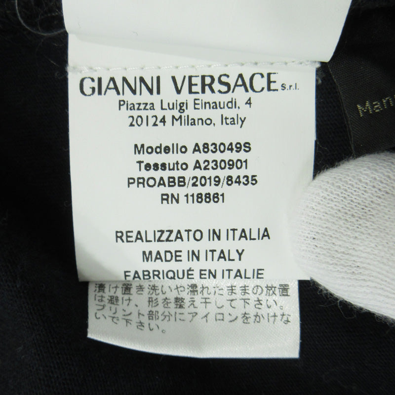 VERSACE | ヴェルサーチ プリント 半袖Ｔシャツ A83049S ブラック サイズ：38【三重本店】