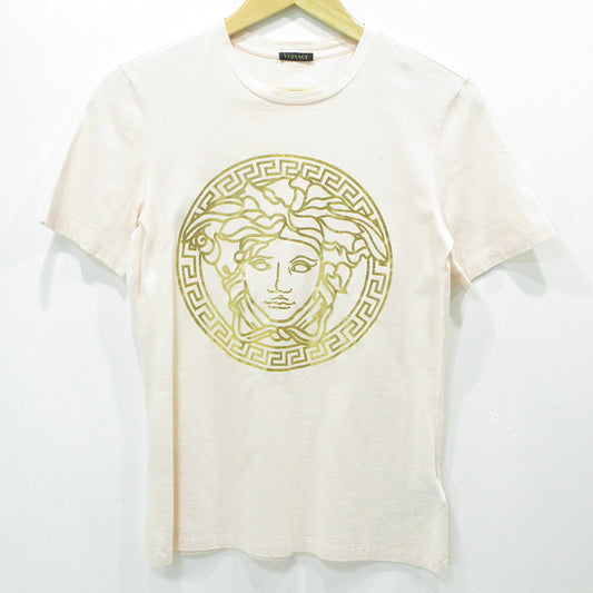 VERSACE | ヴェルサーチ メデューサプリント半袖Tシャツ 半袖Ｔシャツ A89559S A230901 ピンク サイズ：36【三重本店】