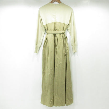 CLANE | クラネ RAP DESIGN DOCKING ONE PIECE ラップデザインドッキング ワンピース 12112-5022 ブラウン×ベージュ サイズ：2【三重本店】