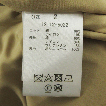 CLANE | クラネ RAP DESIGN DOCKING ONE PIECE ラップデザインドッキング ワンピース 12112-5022 ブラウン×ベージュ サイズ：2【三重本店】