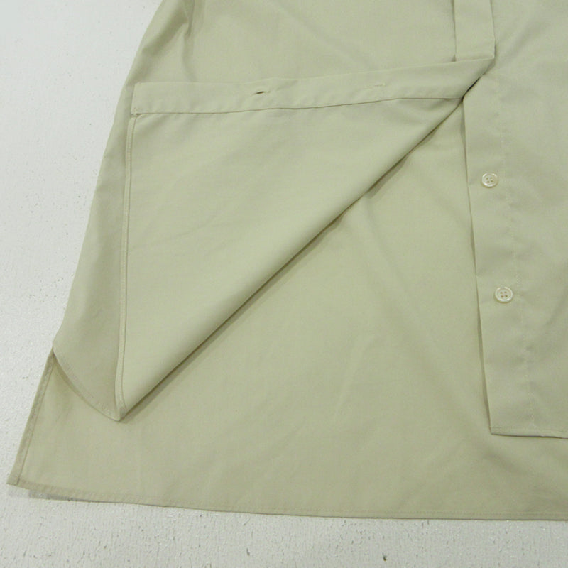 ハシゴレースビッグカラーシャツ ブラウス ME23SS-004SH ベージュ サイズ：FreeSize【三重本店】