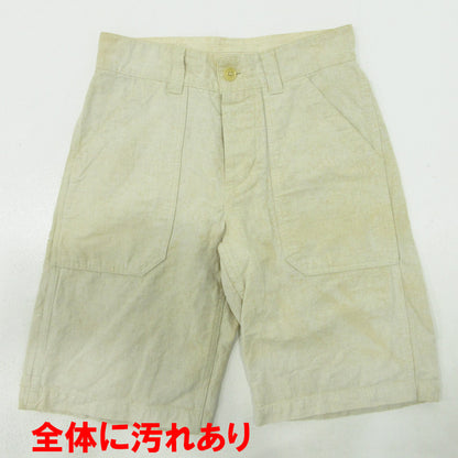 Nigel Cabourn | ナイジェルケーボン コットンリネン ショートパンツ 8010051605 ベージュ系 アイボリー サイズ：30【三重本店】
