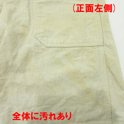 Nigel Cabourn | ナイジェルケーボン コットンリネン ショートパンツ 8010051605 ベージュ系 アイボリー サイズ：30【三重本店】