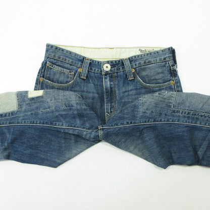 Levi's | リーバイス 523 1976復刻 リペア加工 USED加工ジップフライ デニムパンツ LH523-0035 ブルー サイズ：32【三重本店】