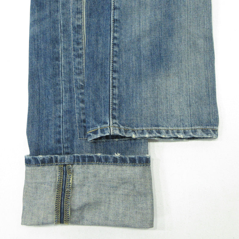 Levi's | リーバイス 523 1976復刻 リペア加工 USED加工ジップフライ デニムパンツ LH523-0035 ブルー サイズ：32【三重本店】