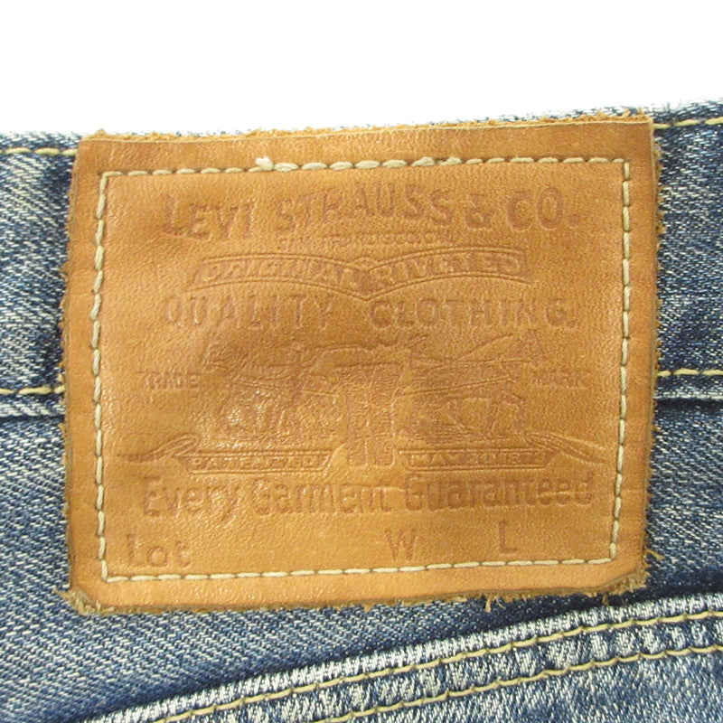 Levi's | リーバイス 523 1976復刻 リペア加工 USED加工ジップフライ デニムパンツ LH523-0035 ブルー サイズ：32【三重本店】