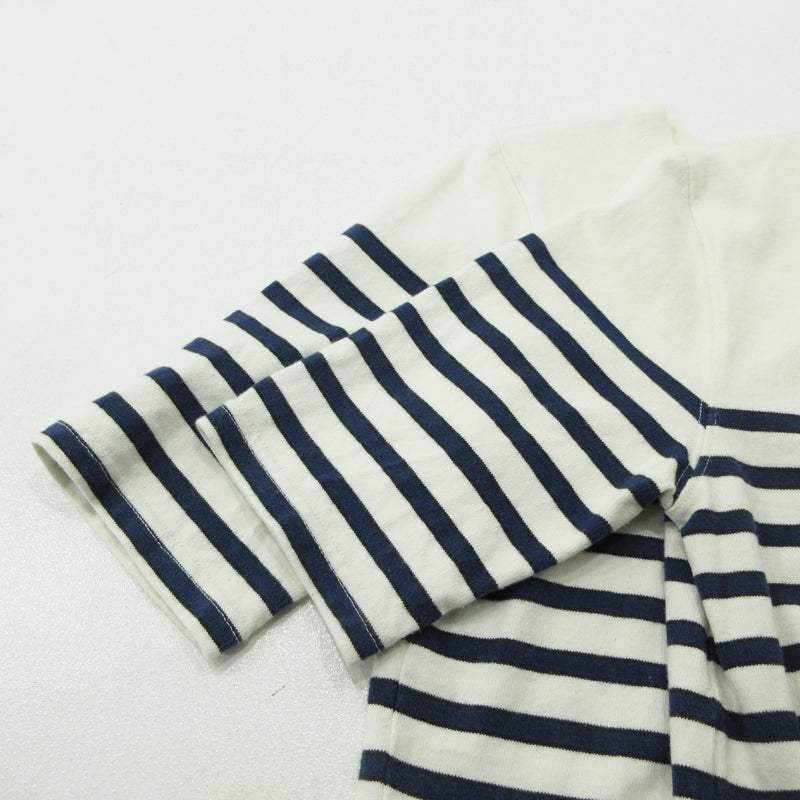 RRL(RALPH LAUREN) | ダブルアールエルラルフローレン 半袖Ｔシャツ ホワイト×ネイビー サイズ：XS【三重本店】