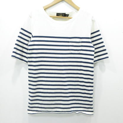 RRL(RALPH LAUREN) | ダブルアールエルラルフローレン 半袖Ｔシャツ ホワイト×ネイビー サイズ：XS【三重本店】
